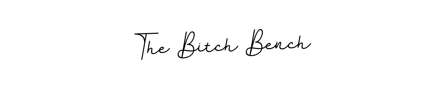 The Bitch Bench stylish signature style. Best Handwritten Sign (BallpointsItalic-DORy9) for my name. Handwritten Signature Collection Ideas for my name The Bitch Bench. The Bitch Bench signature style 11 images and pictures png