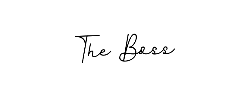 The best way (BallpointsItalic-DORy9) to make a short signature is to pick only two or three words in your name. The name The Boss include a total of six letters. For converting this name. The Boss signature style 11 images and pictures png
