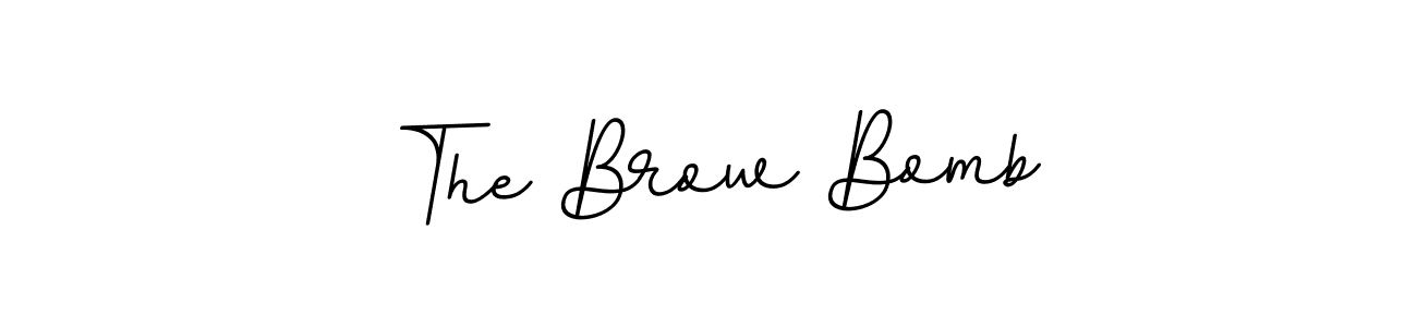 Also You can easily find your signature by using the search form. We will create The Brow Bomb name handwritten signature images for you free of cost using BallpointsItalic-DORy9 sign style. The Brow Bomb signature style 11 images and pictures png
