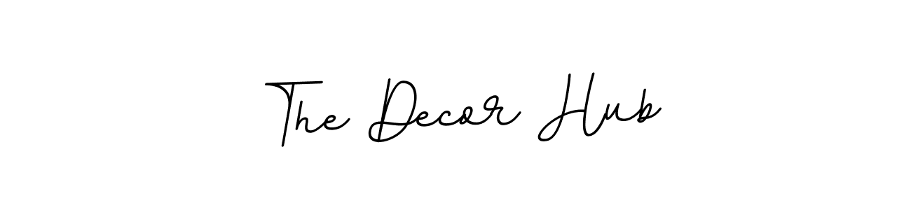 How to make The Decor Hub signature? BallpointsItalic-DORy9 is a professional autograph style. Create handwritten signature for The Decor Hub name. The Decor Hub signature style 11 images and pictures png