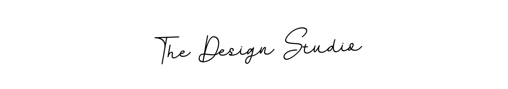 How to make The Design Studio name signature. Use BallpointsItalic-DORy9 style for creating short signs online. This is the latest handwritten sign. The Design Studio signature style 11 images and pictures png