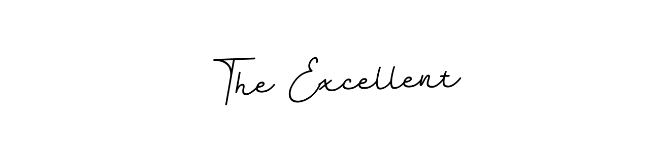 The Excellent stylish signature style. Best Handwritten Sign (BallpointsItalic-DORy9) for my name. Handwritten Signature Collection Ideas for my name The Excellent. The Excellent signature style 11 images and pictures png