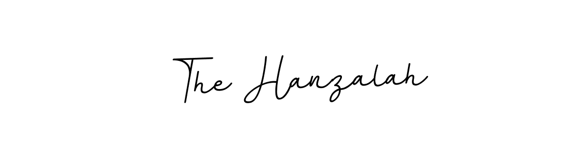 How to make The Hanzalah name signature. Use BallpointsItalic-DORy9 style for creating short signs online. This is the latest handwritten sign. The Hanzalah signature style 11 images and pictures png
