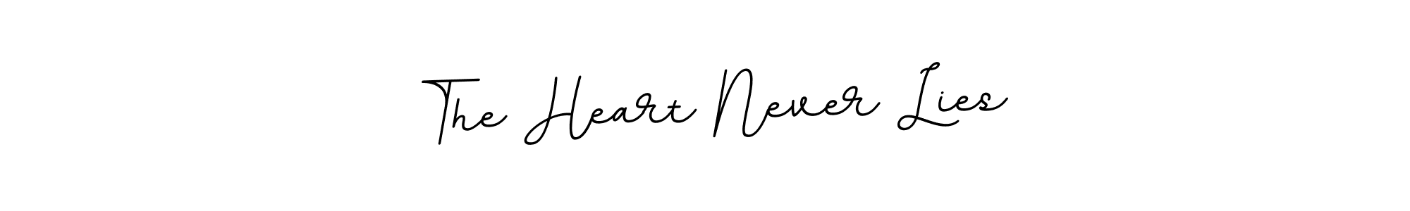 Design your own signature with our free online signature maker. With this signature software, you can create a handwritten (BallpointsItalic-DORy9) signature for name The Heart Never Lies. The Heart Never Lies signature style 11 images and pictures png