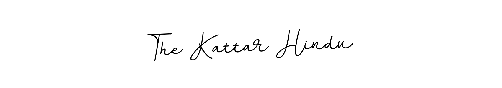 How to Draw The Kattar Hindu  signature style? BallpointsItalic-DORy9 is a latest design signature styles for name The Kattar Hindu . The Kattar Hindu  signature style 11 images and pictures png