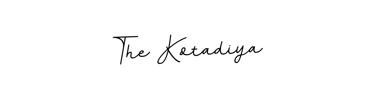 The Kotadiya stylish signature style. Best Handwritten Sign (BallpointsItalic-DORy9) for my name. Handwritten Signature Collection Ideas for my name The Kotadiya. The Kotadiya signature style 11 images and pictures png