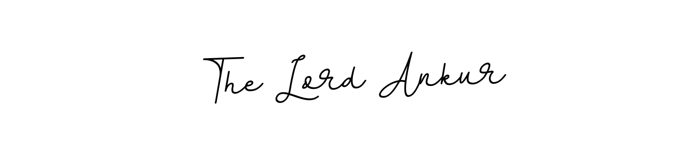Make a beautiful signature design for name The Lord Ankur. With this signature (BallpointsItalic-DORy9) style, you can create a handwritten signature for free. The Lord Ankur signature style 11 images and pictures png