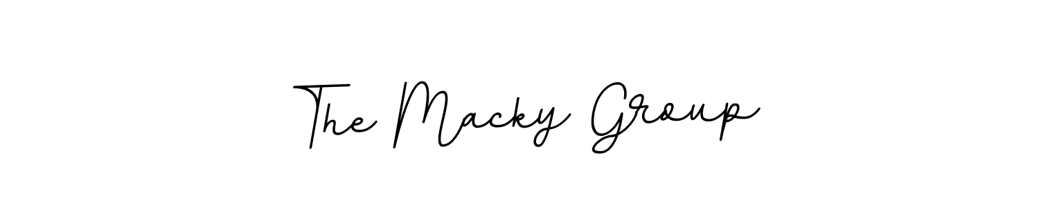 How to make The Macky Group signature? BallpointsItalic-DORy9 is a professional autograph style. Create handwritten signature for The Macky Group name. The Macky Group signature style 11 images and pictures png