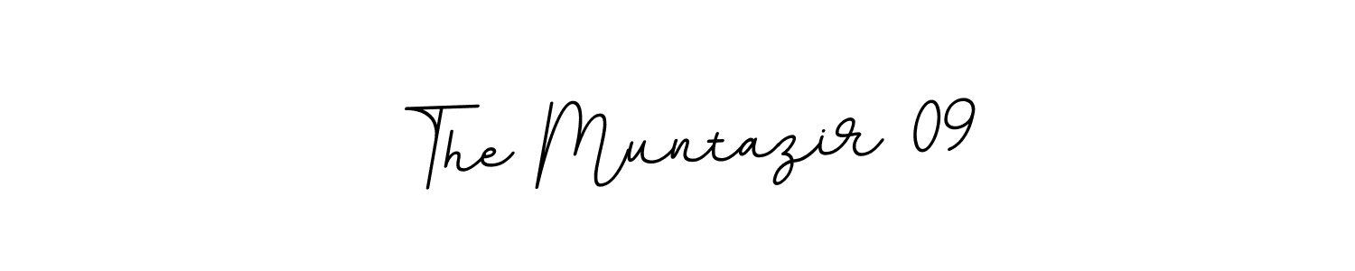 How to Draw The Muntazir 09 signature style? BallpointsItalic-DORy9 is a latest design signature styles for name The Muntazir 09. The Muntazir 09 signature style 11 images and pictures png