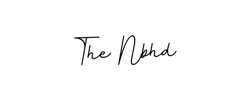 Create a beautiful signature design for name The Nbhd. With this signature (BallpointsItalic-DORy9) fonts, you can make a handwritten signature for free. The Nbhd signature style 11 images and pictures png