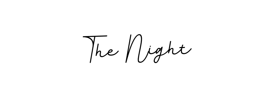 Also we have The Night name is the best signature style. Create professional handwritten signature collection using BallpointsItalic-DORy9 autograph style. The Night signature style 11 images and pictures png