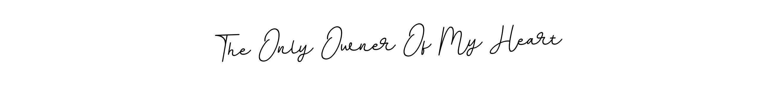 Design your own signature with our free online signature maker. With this signature software, you can create a handwritten (BallpointsItalic-DORy9) signature for name The Only Owner Of My Heart. The Only Owner Of My Heart signature style 11 images and pictures png