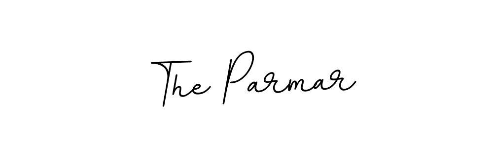 Create a beautiful signature design for name The Parmar. With this signature (BallpointsItalic-DORy9) fonts, you can make a handwritten signature for free. The Parmar signature style 11 images and pictures png