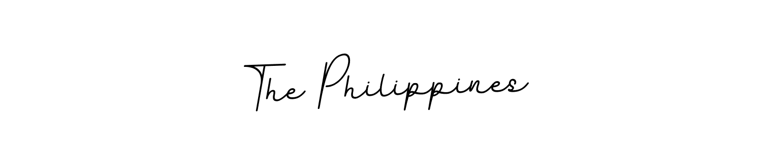 How to make The Philippines signature? BallpointsItalic-DORy9 is a professional autograph style. Create handwritten signature for The Philippines name. The Philippines signature style 11 images and pictures png