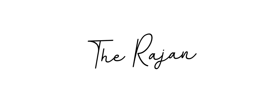 The best way (BallpointsItalic-DORy9) to make a short signature is to pick only two or three words in your name. The name The Rajan include a total of six letters. For converting this name. The Rajan signature style 11 images and pictures png