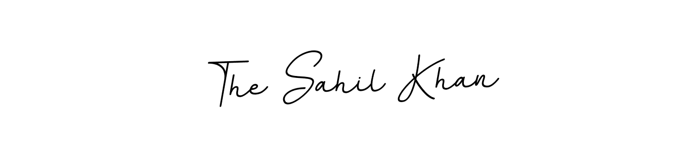 How to Draw The Sahil Khan signature style? BallpointsItalic-DORy9 is a latest design signature styles for name The Sahil Khan. The Sahil Khan signature style 11 images and pictures png