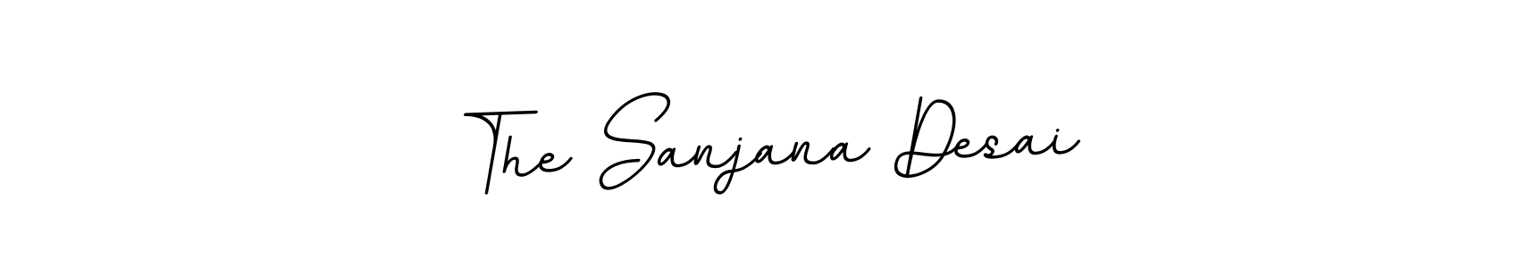 How to make The Sanjana Desai signature? BallpointsItalic-DORy9 is a professional autograph style. Create handwritten signature for The Sanjana Desai name. The Sanjana Desai signature style 11 images and pictures png