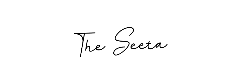 Also we have The Seeta name is the best signature style. Create professional handwritten signature collection using BallpointsItalic-DORy9 autograph style. The Seeta signature style 11 images and pictures png