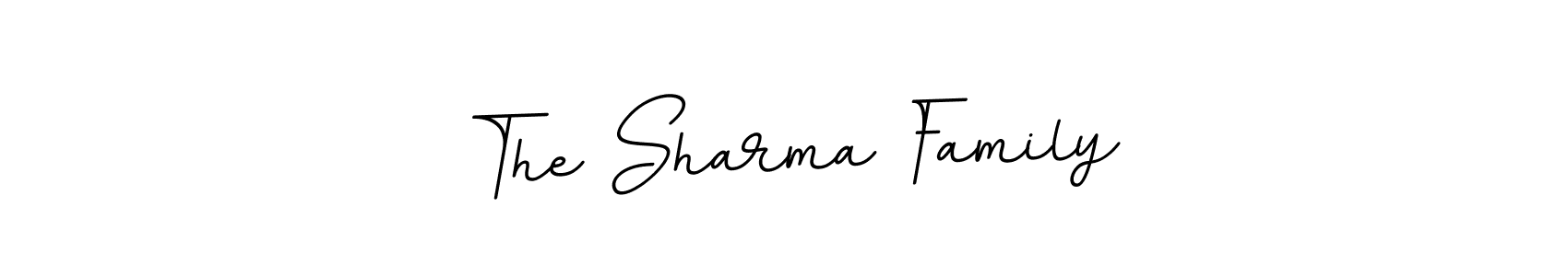 How to make The Sharma Family signature? BallpointsItalic-DORy9 is a professional autograph style. Create handwritten signature for The Sharma Family name. The Sharma Family signature style 11 images and pictures png