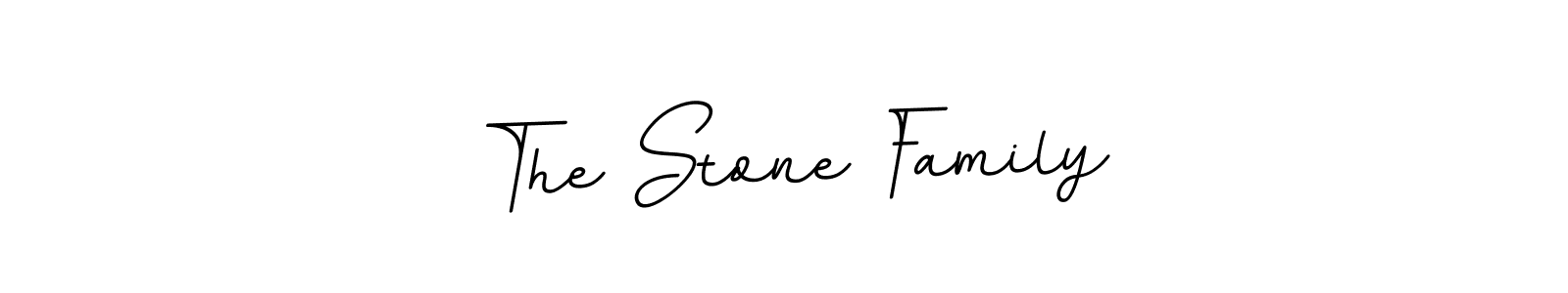 Design your own signature with our free online signature maker. With this signature software, you can create a handwritten (BallpointsItalic-DORy9) signature for name The Stone Family. The Stone Family signature style 11 images and pictures png