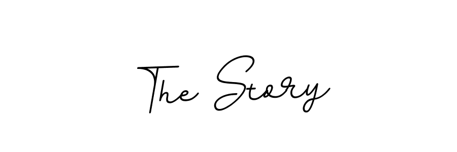 Make a beautiful signature design for name The Story. With this signature (BallpointsItalic-DORy9) style, you can create a handwritten signature for free. The Story signature style 11 images and pictures png