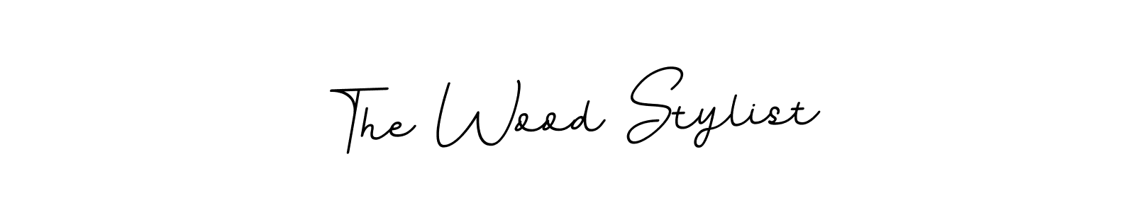 Use a signature maker to create a handwritten signature online. With this signature software, you can design (BallpointsItalic-DORy9) your own signature for name The Wood Stylist. The Wood Stylist signature style 11 images and pictures png