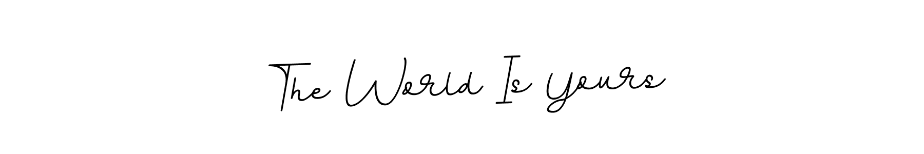 You can use this online signature creator to create a handwritten signature for the name The World Is Yours. This is the best online autograph maker. The World Is Yours signature style 11 images and pictures png