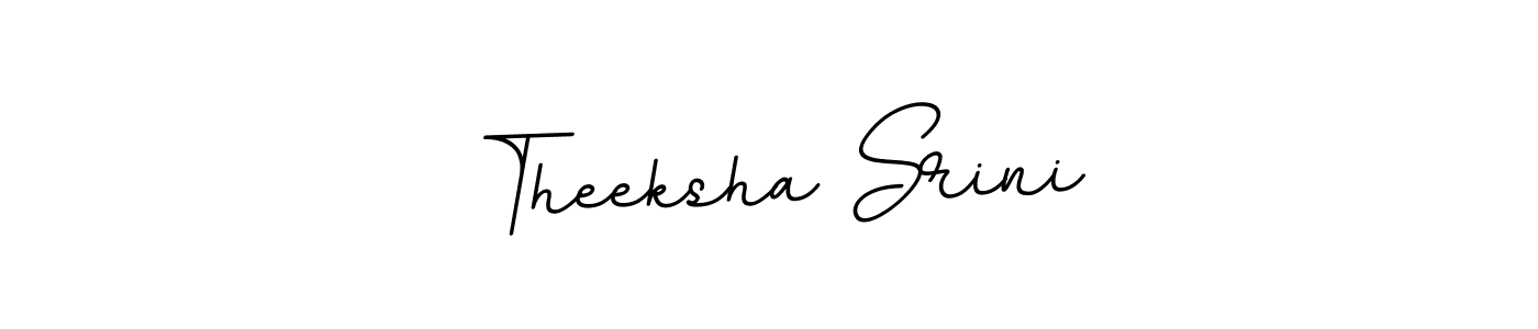 if you are searching for the best signature style for your name Theeksha Srini. so please give up your signature search. here we have designed multiple signature styles  using BallpointsItalic-DORy9. Theeksha Srini signature style 11 images and pictures png