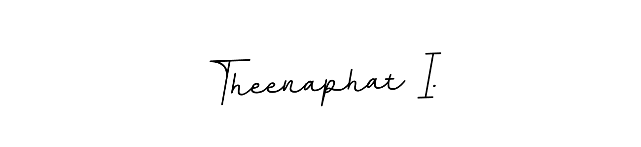 Make a beautiful signature design for name Theenaphat I.. With this signature (BallpointsItalic-DORy9) style, you can create a handwritten signature for free. Theenaphat I. signature style 11 images and pictures png