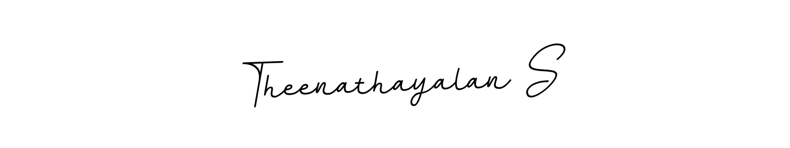 Design your own signature with our free online signature maker. With this signature software, you can create a handwritten (BallpointsItalic-DORy9) signature for name Theenathayalan S. Theenathayalan S signature style 11 images and pictures png