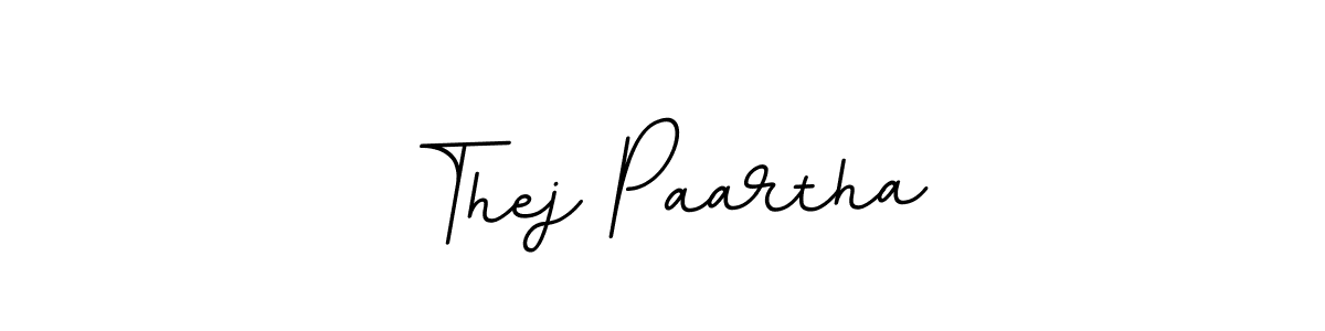 if you are searching for the best signature style for your name Thej Paartha. so please give up your signature search. here we have designed multiple signature styles  using BallpointsItalic-DORy9. Thej Paartha signature style 11 images and pictures png