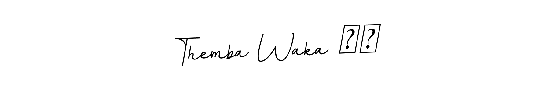 Design your own signature with our free online signature maker. With this signature software, you can create a handwritten (BallpointsItalic-DORy9) signature for name Themba Waka ♥️. Themba Waka ♥️ signature style 11 images and pictures png