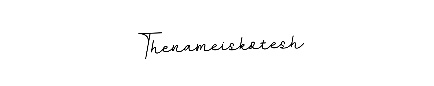 Thenameiskotesh stylish signature style. Best Handwritten Sign (BallpointsItalic-DORy9) for my name. Handwritten Signature Collection Ideas for my name Thenameiskotesh. Thenameiskotesh signature style 11 images and pictures png
