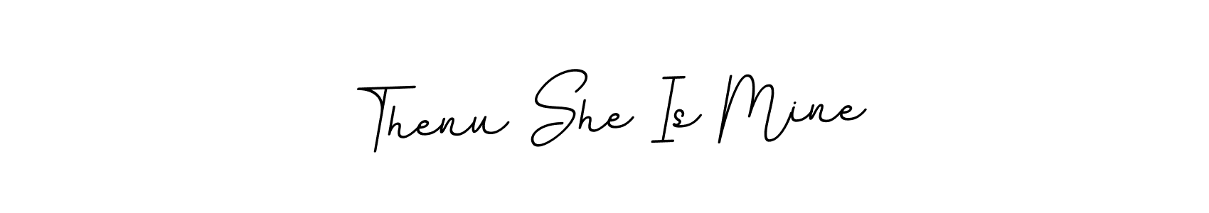 Make a short Thenu She Is Mine signature style. Manage your documents anywhere anytime using BallpointsItalic-DORy9. Create and add eSignatures, submit forms, share and send files easily. Thenu She Is Mine signature style 11 images and pictures png