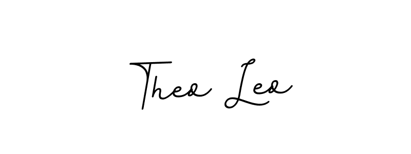 Make a beautiful signature design for name Theo Leo. With this signature (BallpointsItalic-DORy9) style, you can create a handwritten signature for free. Theo Leo signature style 11 images and pictures png