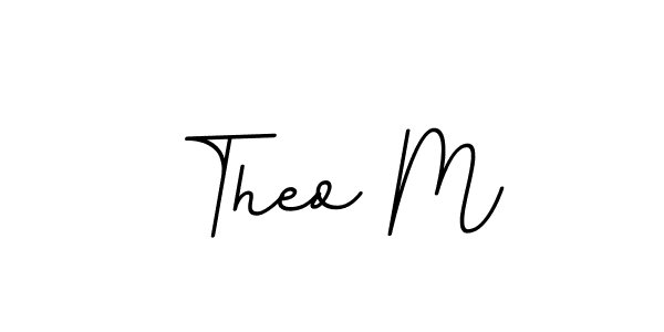 You should practise on your own different ways (BallpointsItalic-DORy9) to write your name (Theo M) in signature. don't let someone else do it for you. Theo M signature style 11 images and pictures png