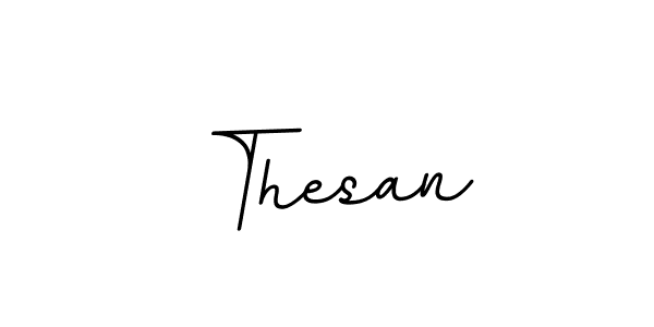 How to make Thesan name signature. Use BallpointsItalic-DORy9 style for creating short signs online. This is the latest handwritten sign. Thesan signature style 11 images and pictures png
