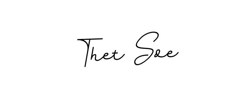 Thet Soe stylish signature style. Best Handwritten Sign (BallpointsItalic-DORy9) for my name. Handwritten Signature Collection Ideas for my name Thet Soe. Thet Soe signature style 11 images and pictures png
