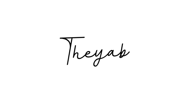 You should practise on your own different ways (BallpointsItalic-DORy9) to write your name (Theyab) in signature. don't let someone else do it for you. Theyab signature style 11 images and pictures png