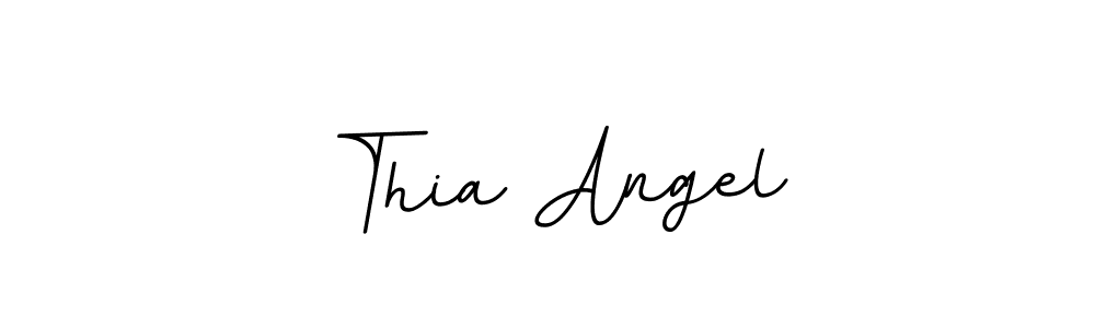 if you are searching for the best signature style for your name Thia Angel. so please give up your signature search. here we have designed multiple signature styles  using BallpointsItalic-DORy9. Thia Angel signature style 11 images and pictures png