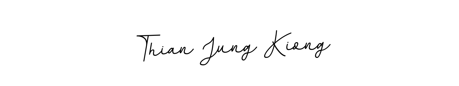 The best way (BallpointsItalic-DORy9) to make a short signature is to pick only two or three words in your name. The name Thian Jung Kiong include a total of six letters. For converting this name. Thian Jung Kiong signature style 11 images and pictures png