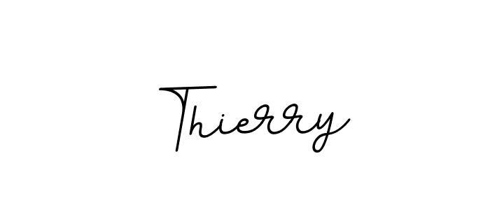 Design your own signature with our free online signature maker. With this signature software, you can create a handwritten (BallpointsItalic-DORy9) signature for name Thierry. Thierry signature style 11 images and pictures png