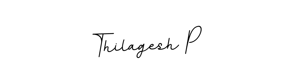 It looks lik you need a new signature style for name Thilagesh P. Design unique handwritten (BallpointsItalic-DORy9) signature with our free signature maker in just a few clicks. Thilagesh P signature style 11 images and pictures png