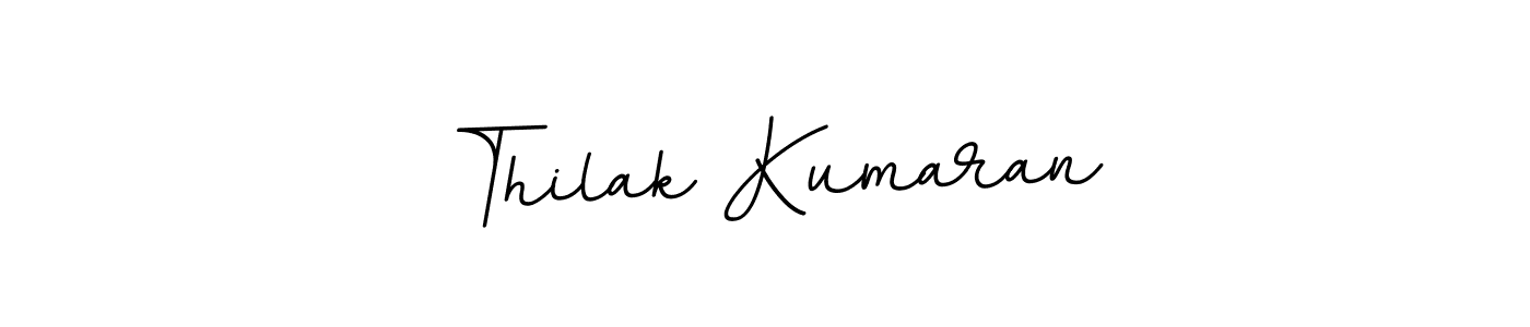 Thilak Kumaran stylish signature style. Best Handwritten Sign (BallpointsItalic-DORy9) for my name. Handwritten Signature Collection Ideas for my name Thilak Kumaran. Thilak Kumaran signature style 11 images and pictures png