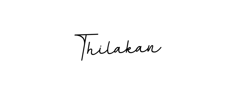 You should practise on your own different ways (BallpointsItalic-DORy9) to write your name (Thilakan) in signature. don't let someone else do it for you. Thilakan signature style 11 images and pictures png