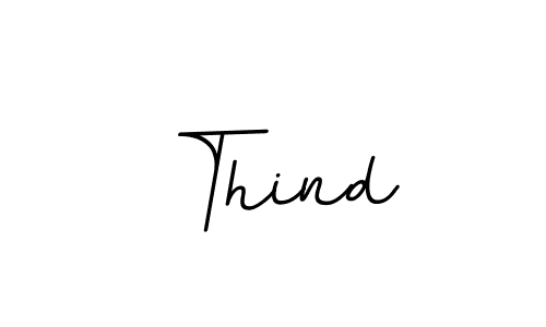 Make a beautiful signature design for name Thind. With this signature (BallpointsItalic-DORy9) style, you can create a handwritten signature for free. Thind signature style 11 images and pictures png