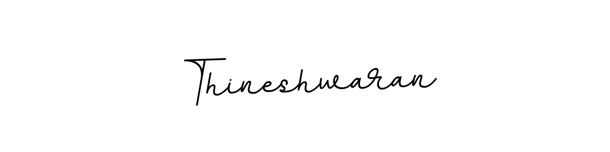 Use a signature maker to create a handwritten signature online. With this signature software, you can design (BallpointsItalic-DORy9) your own signature for name Thineshwaran. Thineshwaran signature style 11 images and pictures png