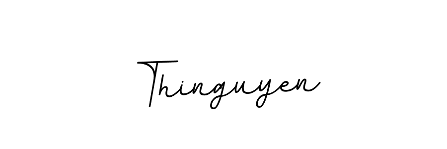 Create a beautiful signature design for name Thinguyen. With this signature (BallpointsItalic-DORy9) fonts, you can make a handwritten signature for free. Thinguyen signature style 11 images and pictures png