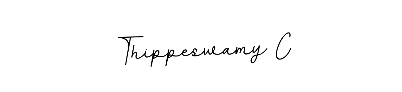 The best way (BallpointsItalic-DORy9) to make a short signature is to pick only two or three words in your name. The name Thippeswamy C include a total of six letters. For converting this name. Thippeswamy C signature style 11 images and pictures png