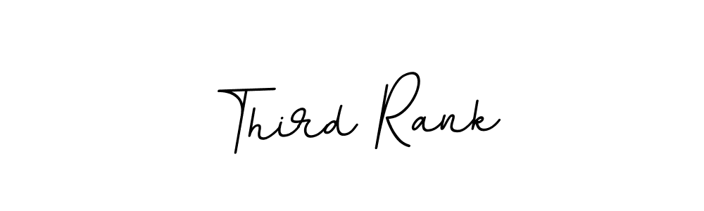 Use a signature maker to create a handwritten signature online. With this signature software, you can design (BallpointsItalic-DORy9) your own signature for name Third Rank. Third Rank signature style 11 images and pictures png